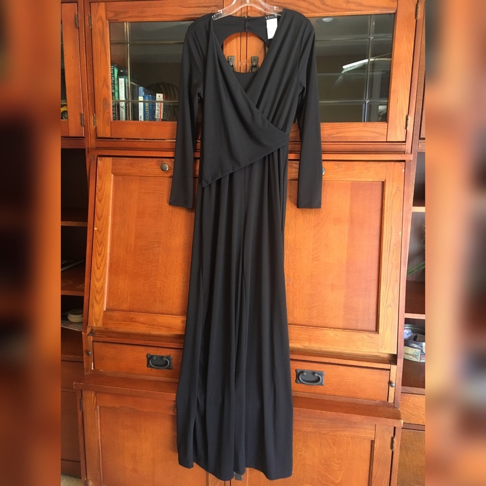 Venus Black Jumpsuit